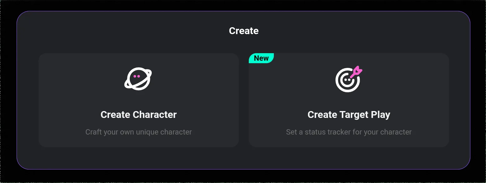 Step 1: Access the Character Creation Interface